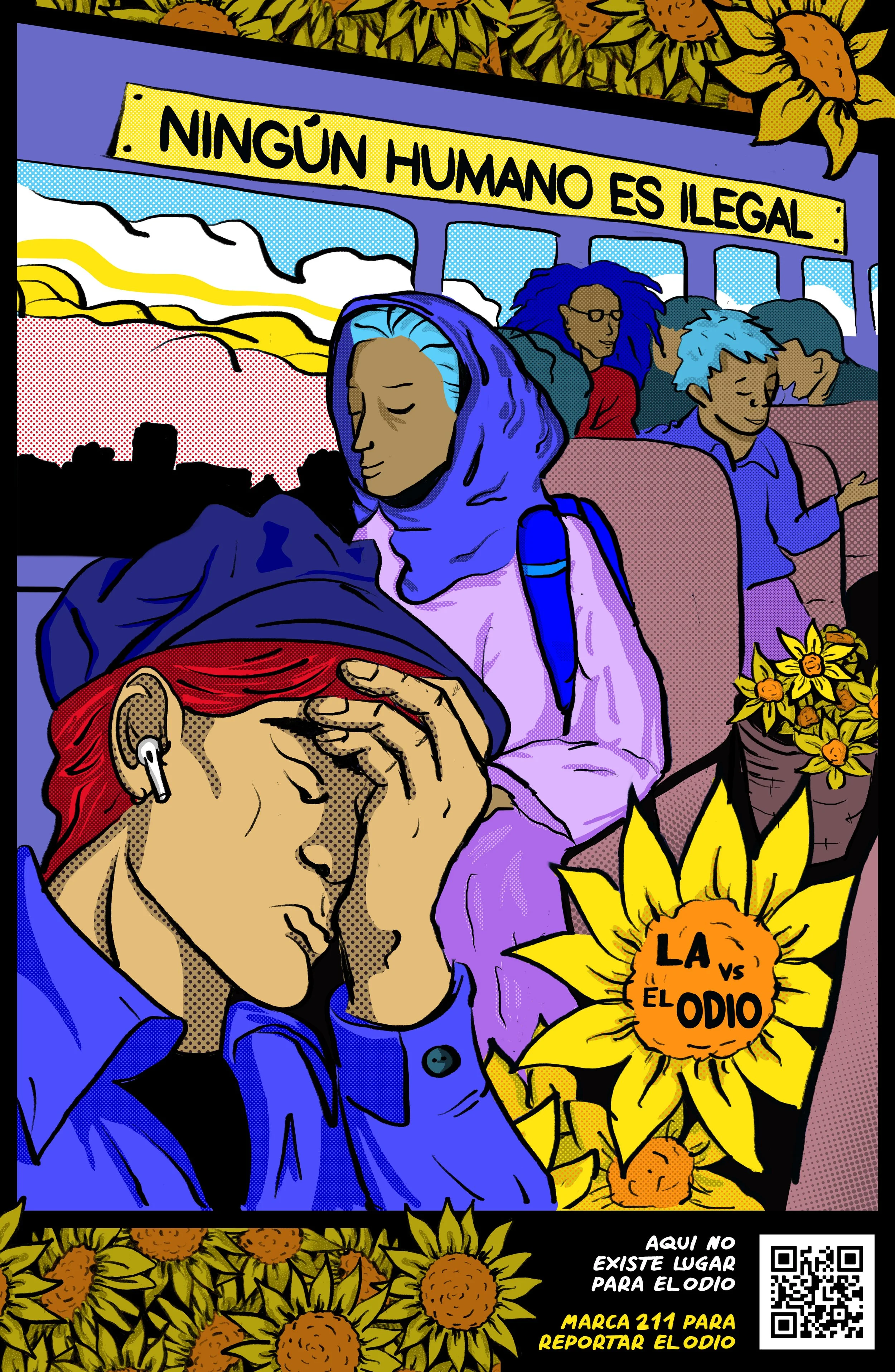 Ted Watkins Park - Watts Community Poster Project — LA vs. Hate